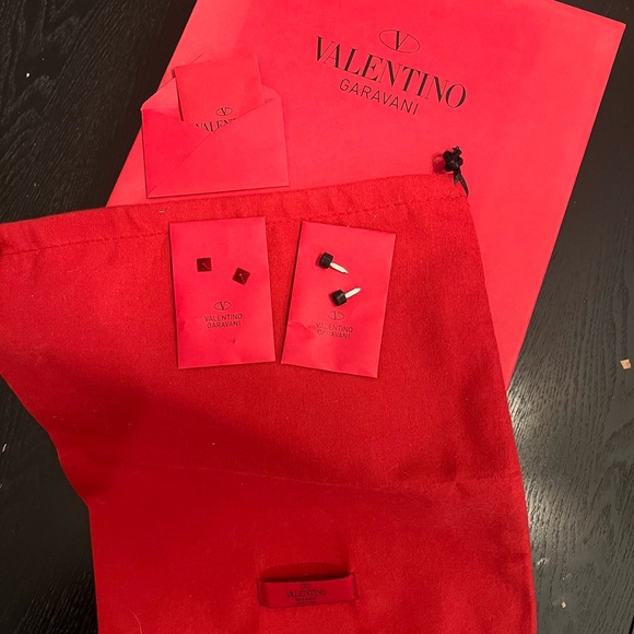 Valentino Black and Red Heels - Picture 12 of 15